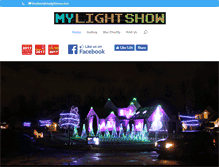 Tablet Screenshot of mylightshow.com